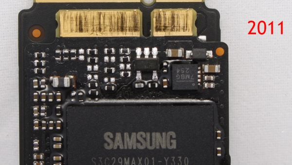 Сравнение SSD 13&quot; MacBook Air 2012 и 2011